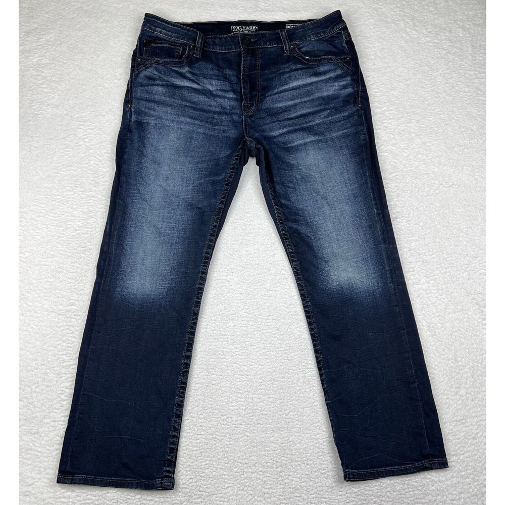 Salvage Men's Deep Indigo Bootcut Jeans
